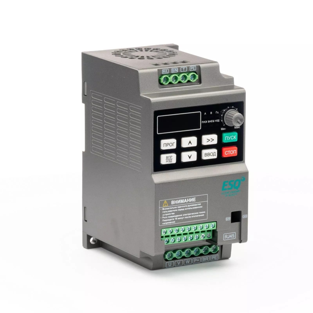 ESQ-770-4T-0040 4/5.5кВт, 380 В встроенным конвертером Modbus RTU ESQ-770-4T-0040 4/5.5кВт, 380 В встроенным конвертером Modbus RTU